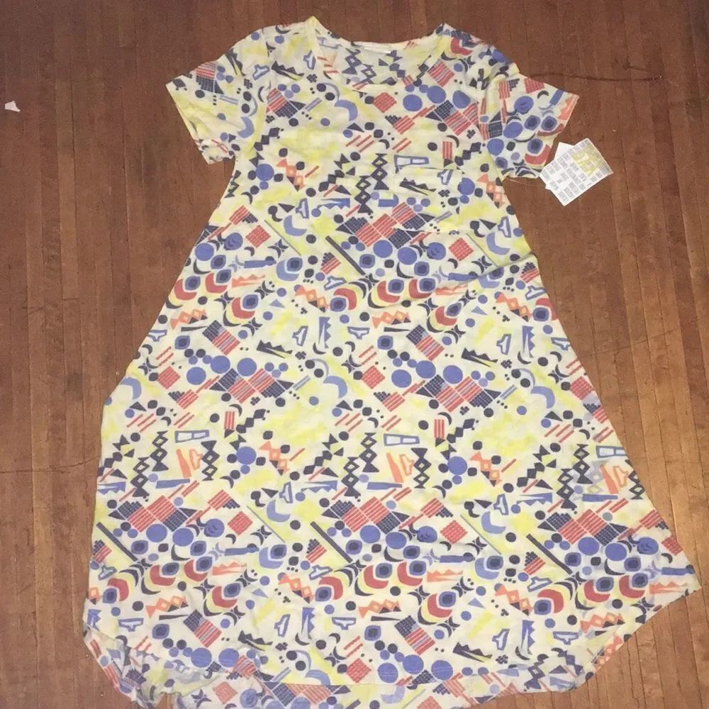 LuLaRoe artsy XXS Carly Swing loungewear Dress